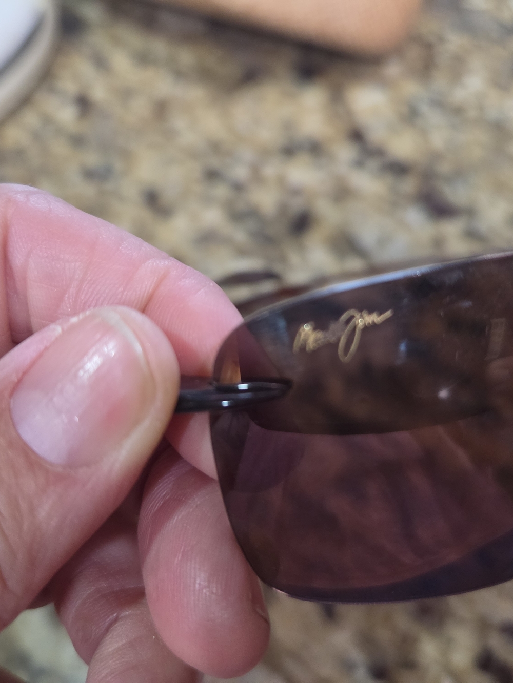 Maui Jim Rimless Brown Gradient Sunglasses - Picture 2 of 12